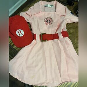 A “league of their own “ girls costume